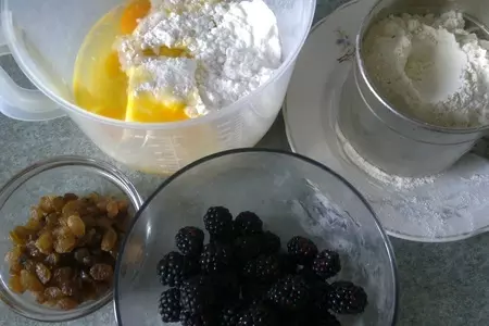 Кексы с ежевикой - минимум усилий, максимум удовольствия!: шаг 1