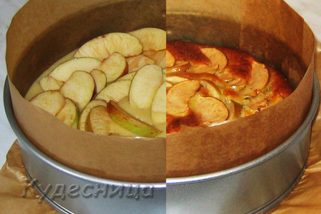 Яблочный пирог с маскарпоне (вариант): шаг 7