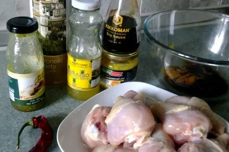 Острые куриные голени запеченные с ароматными травами: шаг 1