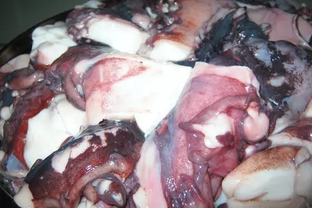 Колбаса осьминоговая в пряной и копченой вариациях: шаг 1