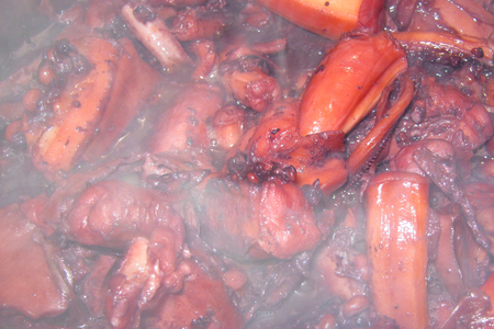 Колбаса осьминоговая в пряной и копченой вариациях: шаг 3