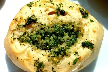 Чесночная булочка -garlic buns: шаг 7