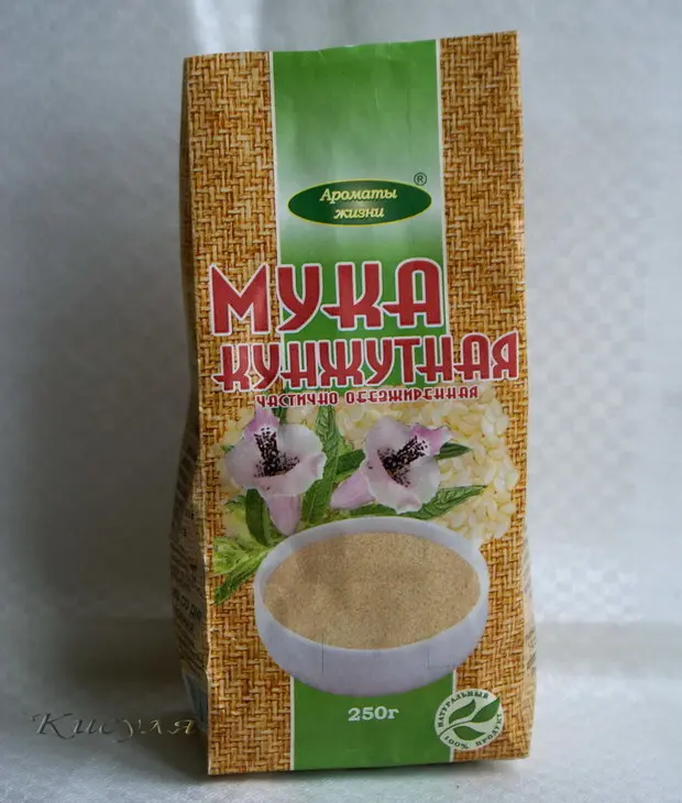 Воздушный кунжутный пирог с вишней на песочной основе: шаг 12