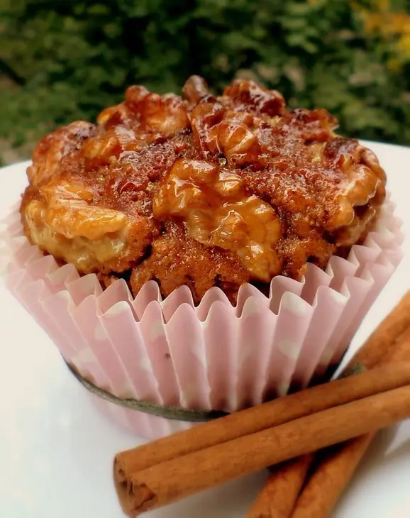 Маффины с яблоком и орехами. (продолжение темы рецептов турецкой кухни).: шаг 7