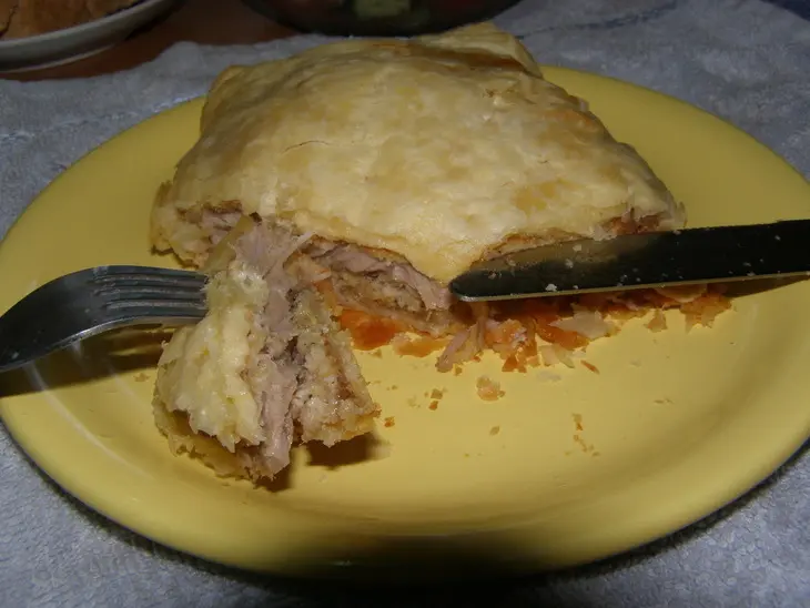 Слоёное мясо: шаг 1