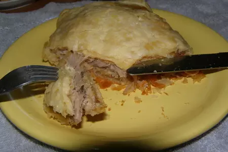 Слоёное мясо: шаг 1