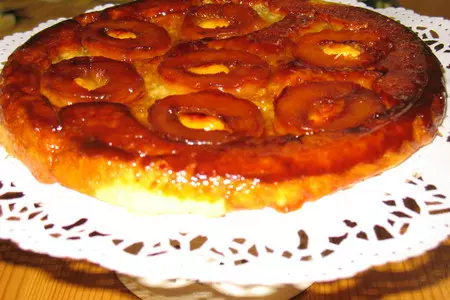 Перевернутый пирог (tarte tatin) с абрикосами.: шаг 7
