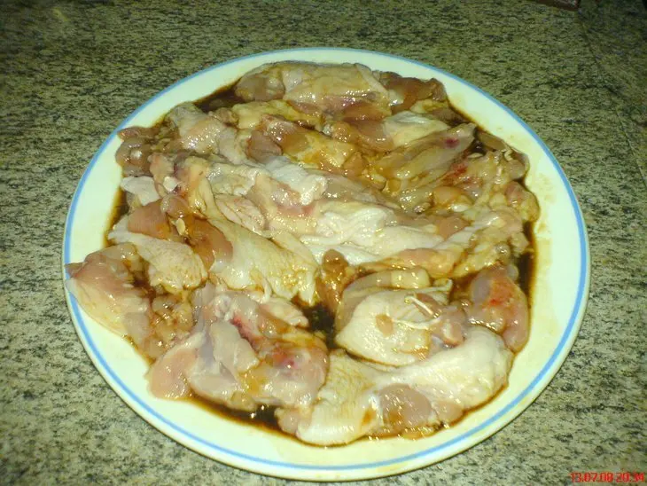 Щавель дикий, запечённый с курицей, да и бульон куриный: шаг 2