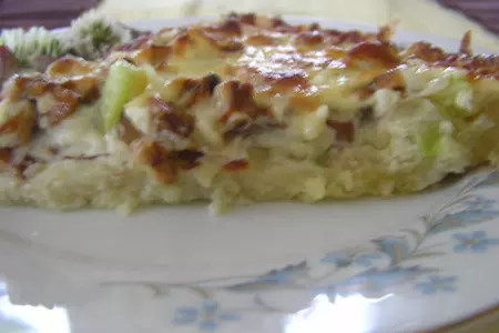 Пирог с лисичками и цуккини: шаг 8