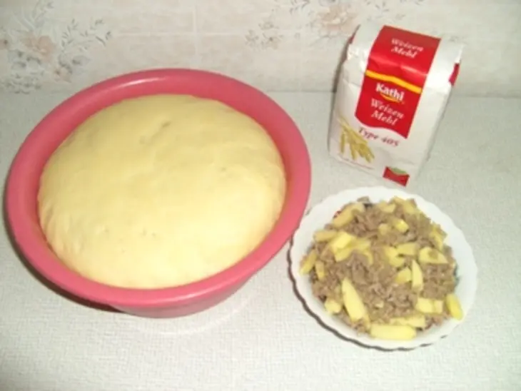 Пирог "крабик": шаг 1
