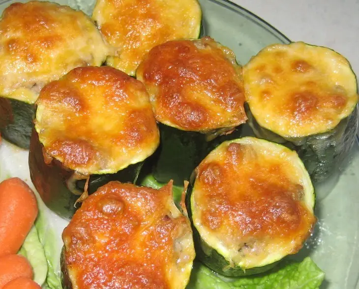Кабачки, запеченные с фаршем: шаг 5