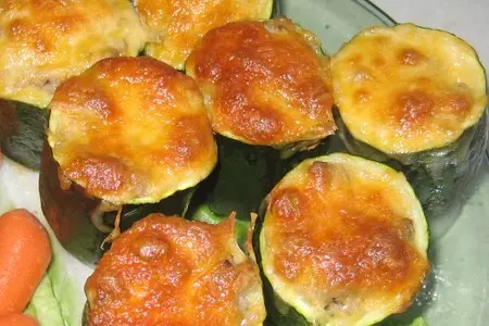 Кабачки, запеченные с фаршем: шаг 5