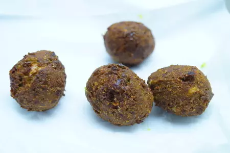 Фалафель из зелёного горошка. falafel. в мечтах о путешествии..: шаг 5