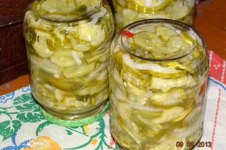 Огуречный салат с луком и чили (стерилизация - мультиварка): шаг 8