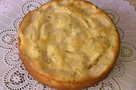 Яблочная шарлотка с мелиссой: шаг 9