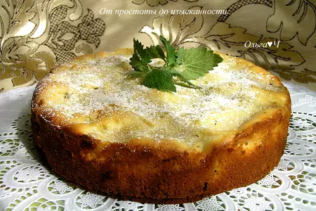 Яблочная шарлотка с мелиссой: шаг 10