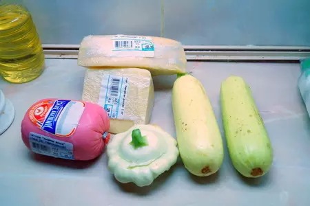 Фаршированные кабачки и грибы, горячая закуска.: шаг 1
