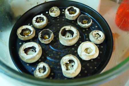 Фаршированные кабачки и грибы, горячая закуска.: шаг 4