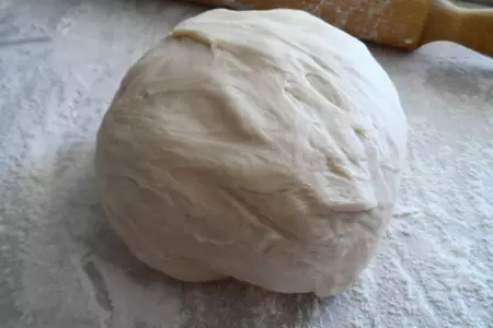 Ленивые пельмешки"розочки"(обед выходного дня): шаг 3
