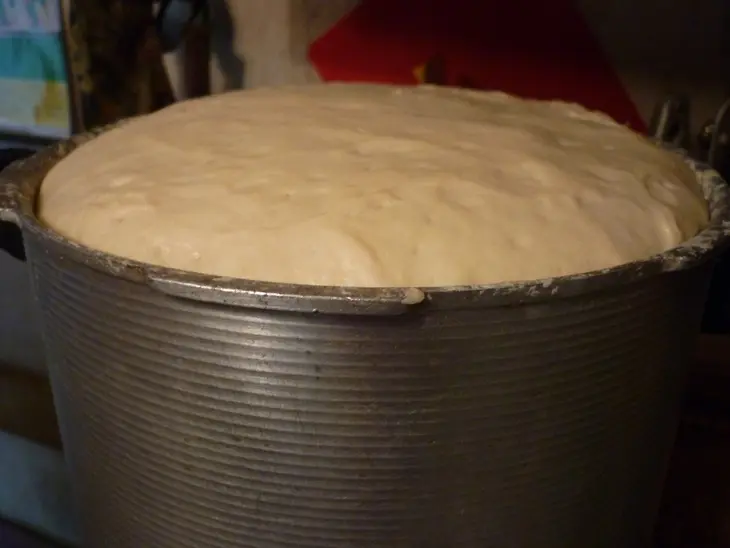 Пирог с черникой и плюшечки с корицей и арахисом по рецепту нашей мамочки-бабулички))): шаг 4