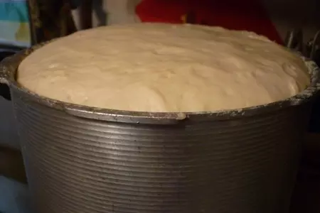 Пирог с черникой и плюшечки с корицей и арахисом по рецепту нашей мамочки-бабулички))): шаг 4