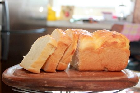 Домашний молочный хлеб (со стартером): шаг 11