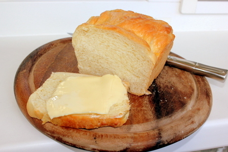 Домашний молочный хлеб (со стартером): шаг 12