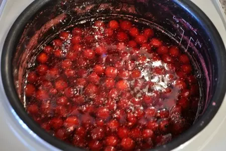 Вишневое варенье в мультиварке.: шаг 3