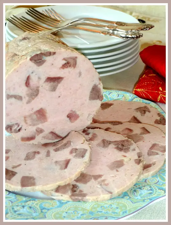 Ветчина домашняя, языково-куриная: шаг 6