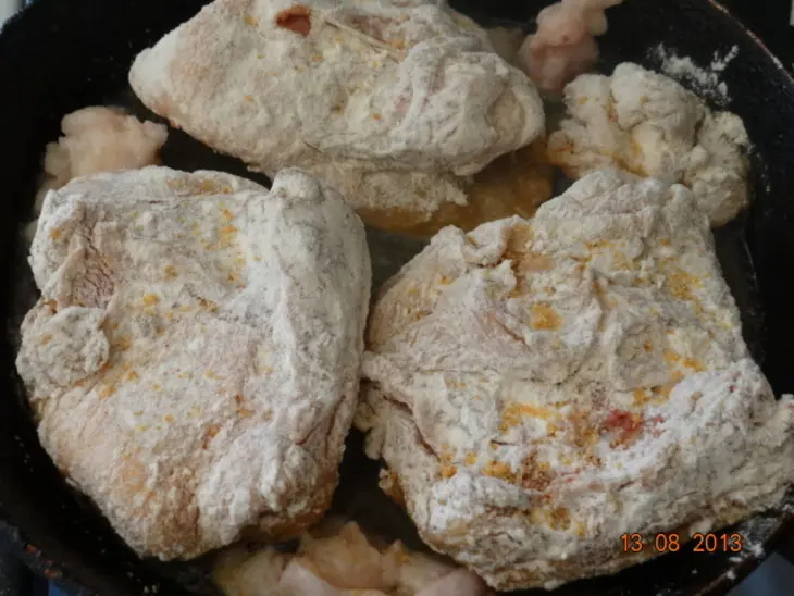 Курочка на скорую руку с грибным ароматом: шаг 2