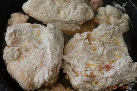 Курочка на скорую руку с грибным ароматом: шаг 2
