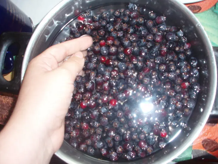 Варенье из ирги в мультиварке: шаг 2