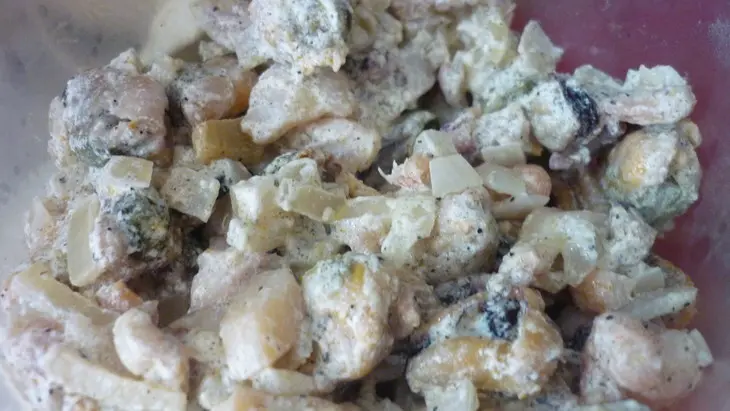 Баклажаны  с жульеном из морепродуктов  (в италию на свадьбу!!!приглашаются все!): шаг 3