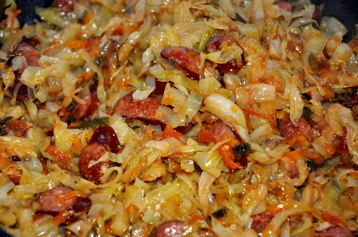 Капуста, тушеная по-швейцарски: шаг 3