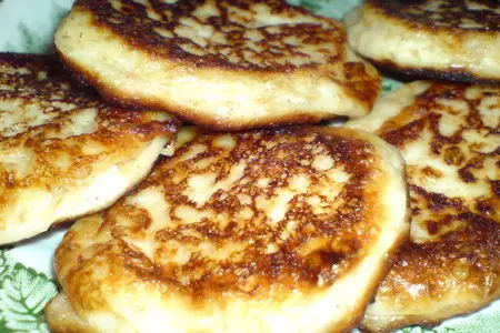 Сырники с отрубями под мятным соусом: шаг 6