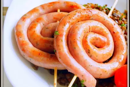 Домашние куриные колбаски.: шаг 6