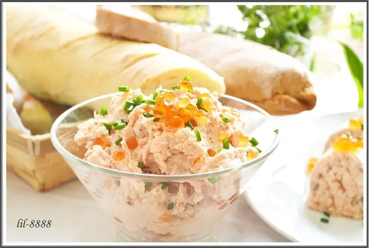 Рыбный паштет с творогом и икрой.: шаг 3