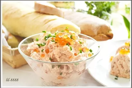 Рыбный паштет с творогом и икрой.: шаг 3