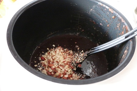 Сливово-шоколадное варенье с арахисом (рецепт для мультиварки): шаг 8