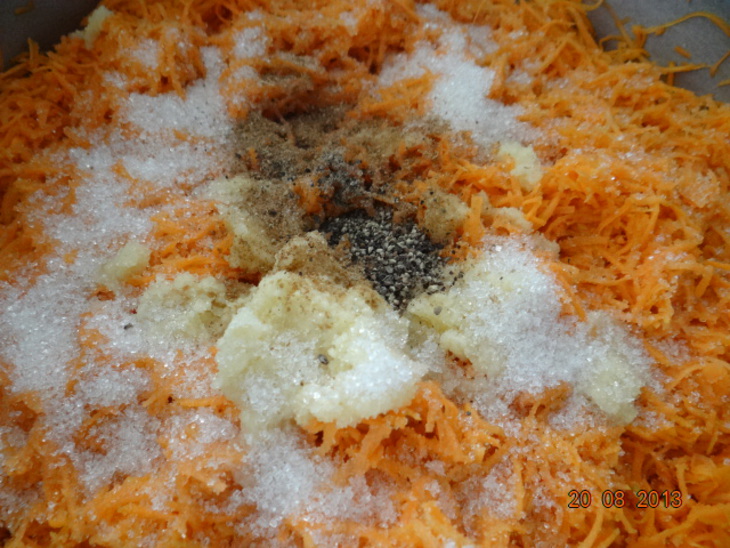 Корейская морковка на зиму: шаг 2