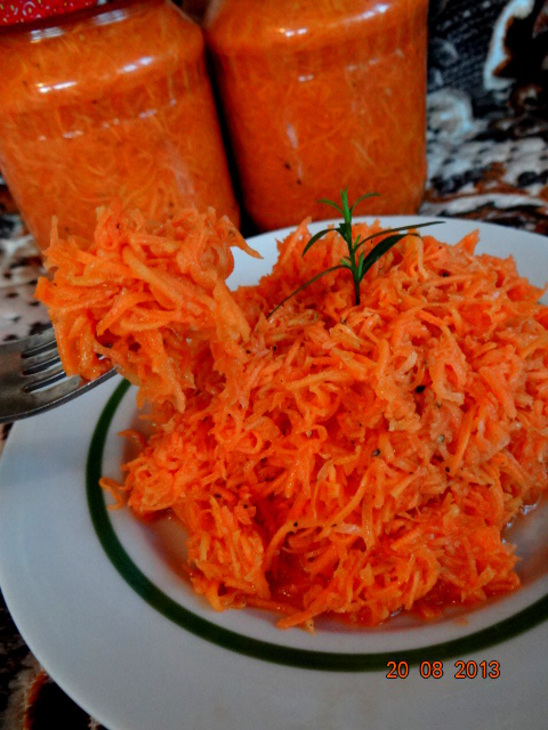Корейская морковка на зиму: шаг 6