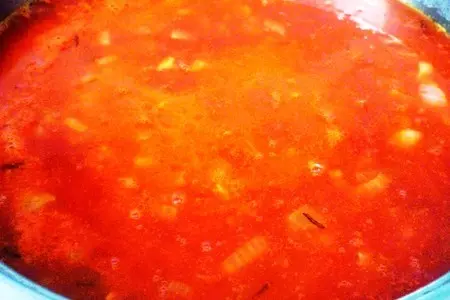 Классический полоу с помидорами  (персидская кухня): шаг 4