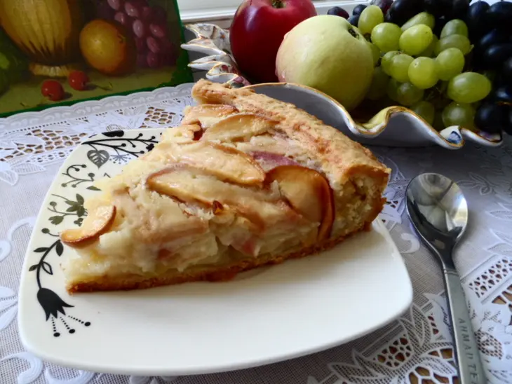 Цветаевский яблочный пирог  с моими небольшими изменениями.: шаг 7