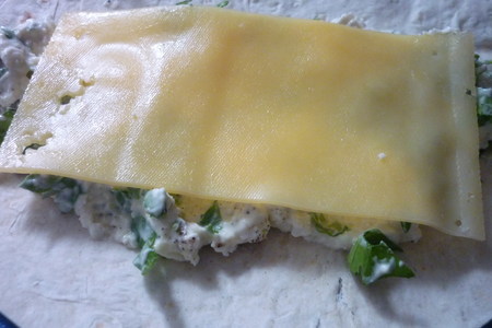 Лепешка с сырной начинкой: шаг 4