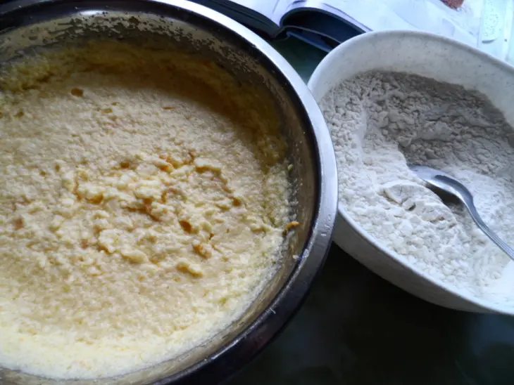 Простой апельсиновый кекс к чаю.: шаг 2