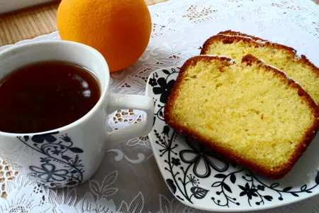 Простой апельсиновый кекс к чаю.: шаг 6
