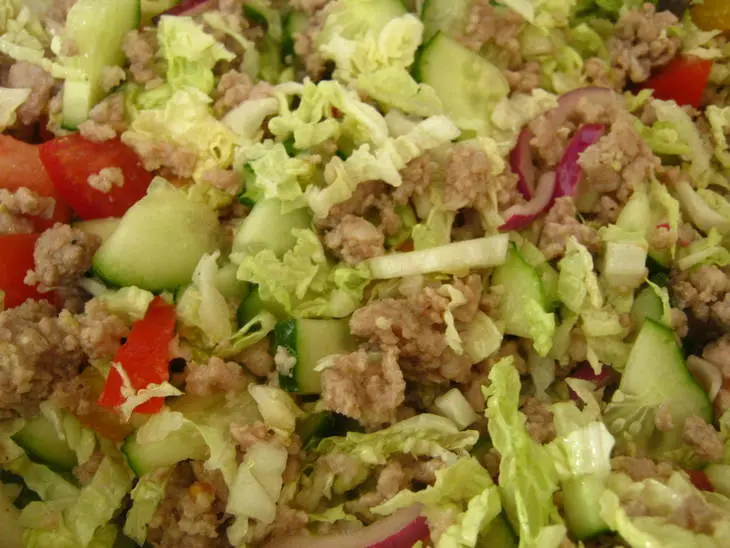 Домашняя шаурма с мясным фаршем: шаг 5