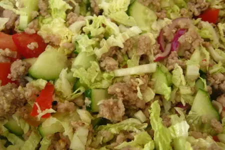 Домашняя шаурма с мясным фаршем: шаг 5