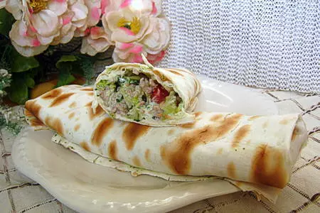 Домашняя шаурма с мясным фаршем: шаг 12