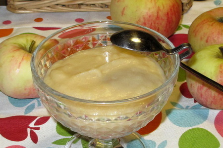Яблочное пюре со сгущенным молоком (в мультиварке): шаг 6